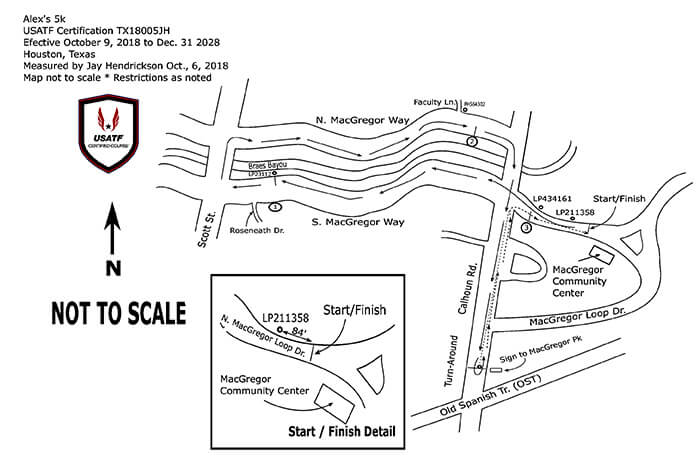 map of race course